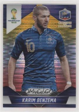 2014 Panini Prizm World Cup - [Base] - Yellow & Red Pulsar Prizm #82 - Karim Benzema