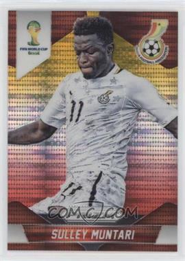 2014 Panini Prizm World Cup - [Base] - Yellow & Red Pulsar Prizm #96 - Sulley Muntari