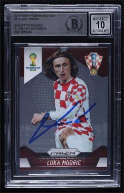 2014 Panini Prizm World Cup - [Base] #118 - Luka Modric [BAS BGS Authentic]