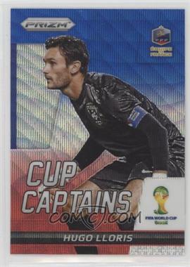2014 Panini Prizm World Cup - Cup Captains - Blue & Red Wave Prizm #13 - Hugo Lloris