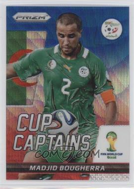 2014 Panini Prizm World Cup - Cup Captains - Blue & Red Wave Prizm #20 - Madjid Bougherra