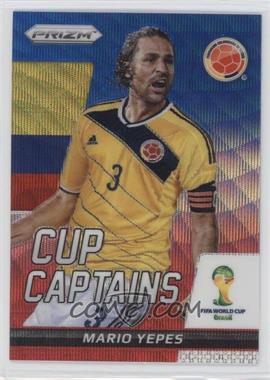 2014 Panini Prizm World Cup - Cup Captains - Blue & Red Wave Prizm #22 - Mario Yepes