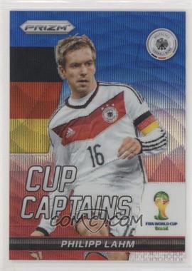 2014 Panini Prizm World Cup - Cup Captains - Blue & Red Wave Prizm #23 - Philipp Lahm