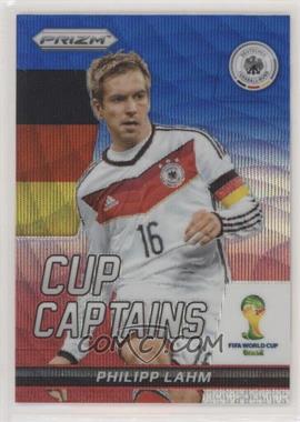 2014 Panini Prizm World Cup - Cup Captains - Blue & Red Wave Prizm #23 - Philipp Lahm