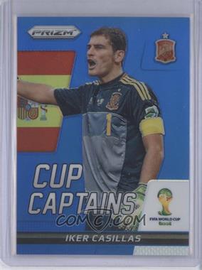 2014 Panini Prizm World Cup - Cup Captains - Blue Prizm #14 - Iker Casillas /199