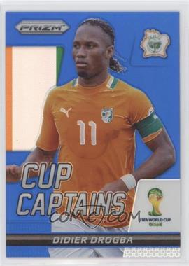 2014 Panini Prizm World Cup - Cup Captains - Blue Prizm #7 - Didier Drogba /199