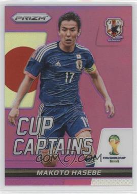 2014 Panini Prizm World Cup - Cup Captains - Purple Prizm #21 - Makoto Hasebe /99