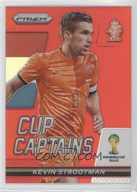 2014 Panini Prizm World Cup - Cup Captains - Red Prizm #17 - Kevin Strootman /149