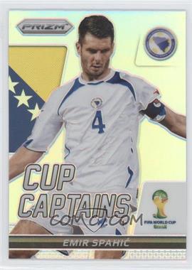 2014 Panini Prizm World Cup - Cup Captains - Silver Prizm #9 - Emir Spahic