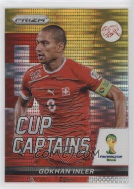 2014 Panini Prizm World Cup - Cup Captains - Yellow & Red Pulsar Prizm #12 - Gökhan Inler