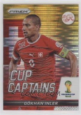 2014 Panini Prizm World Cup - Cup Captains - Yellow & Red Pulsar Prizm #12 - Gökhan Inler