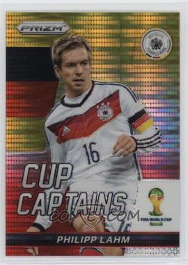 2014 Panini Prizm World Cup - Cup Captains - Yellow & Red Pulsar Prizm #23 - Philipp Lahm