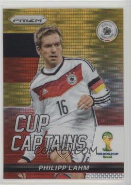 2014 Panini Prizm World Cup - Cup Captains - Yellow & Red Pulsar Prizm #23 - Philipp Lahm