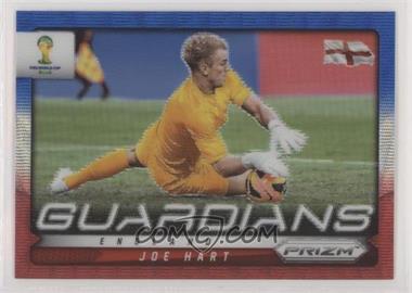 2014 Panini Prizm World Cup - Guardians - Blue & Red Wave Prizm #10 - Joe Hart