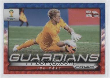 2014 Panini Prizm World Cup - Guardians - Blue & Red Wave Prizm #10 - Joe Hart