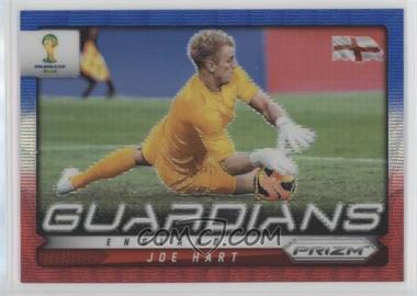 2014 Panini Prizm World Cup - Guardians - Blue & Red Wave Prizm #10 - Joe Hart