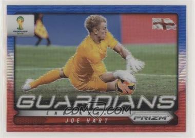 2014 Panini Prizm World Cup - Guardians - Blue & Red Wave Prizm #10 - Joe Hart