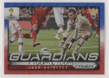 2014 Panini Prizm World Cup - Guardians - Blue & Red Wave Prizm #20 - Igor Akinfeev