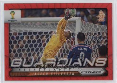 2014 Panini Prizm World Cup - Guardians - Red Prizm #13 - Jasper Cillessen /149