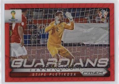 2014 Panini Prizm World Cup - Guardians - Red Prizm #14 - Stipe Pletikosa /149