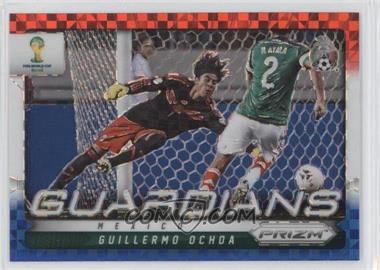 2014 Panini Prizm World Cup - Guardians - Red White & Blue Power Plaid Prizm #17 - Guillermo Ochoa