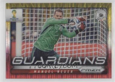 2014 Panini Prizm World Cup - Guardians - Yellow & Red Pulsar Prizm #12 - Manuel Neuer