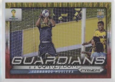 2014 Panini Prizm World Cup - Guardians - Yellow & Red Pulsar Prizm #23 - Fernando Muslera