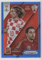 Xavi Hernandez vs Luka Modric #/199