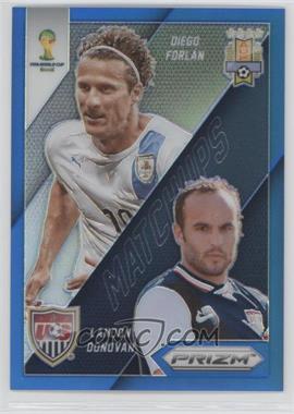 2014 Panini Prizm World Cup - Matchups - Blue Prizm #26 - Landon Donovan vs Diego Forlan /199