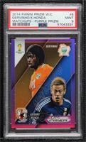 Keisuke Honda vs Gervinho [PSA 9 MINT] #/99