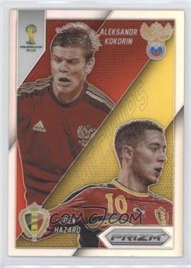 2014 Panini Prizm World Cup - Matchups - Silver Prizm #17 - Eden Hazard vs Aleksandr Kokorin