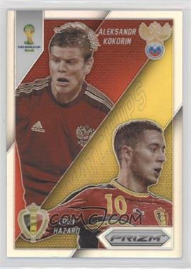 2014 Panini Prizm World Cup - Matchups - Silver Prizm #17 - Eden Hazard vs Aleksandr Kokorin