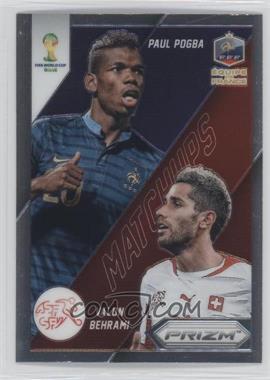 2014 Panini Prizm World Cup - Matchups #10 - Valon Behrami vs Paul Pogba