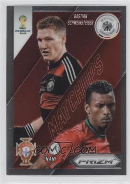 2014 Panini Prizm World Cup - Matchups #14 - Nani vs Bastian Schweinsteiger