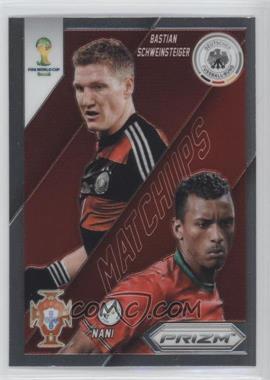 2014 Panini Prizm World Cup - Matchups #14 - Nani vs Bastian Schweinsteiger