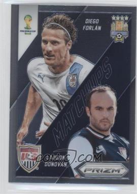 2014 Panini Prizm World Cup - Matchups #26 - Landon Donovan vs Diego Forlan