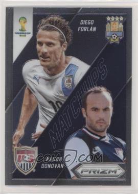 2014 Panini Prizm World Cup - Matchups #26 - Landon Donovan vs Diego Forlan