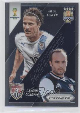 2014 Panini Prizm World Cup - Matchups #26 - Landon Donovan vs Diego Forlan