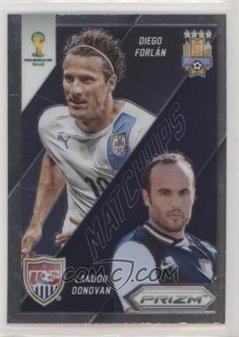 2014 Panini Prizm World Cup - Matchups #26 - Landon Donovan vs Diego Forlan