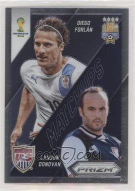 2014 Panini Prizm World Cup - Matchups #26 - Landon Donovan vs Diego Forlan