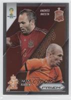 Arjen Robben vs Andres Iniesta