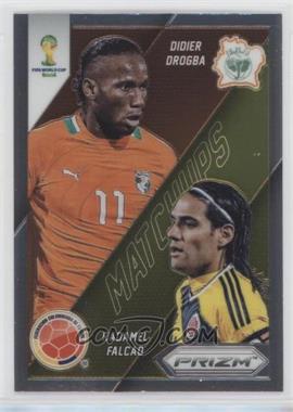 2014 Panini Prizm World Cup - Matchups #5 - Radamel Falcao vs Didier Drogba