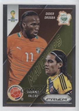 2014 Panini Prizm World Cup - Matchups #5 - Radamel Falcao vs Didier Drogba