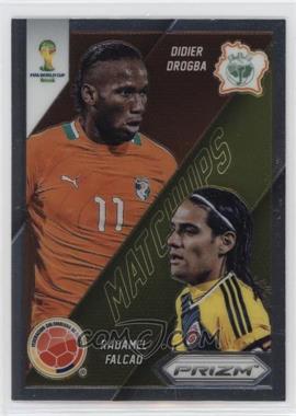 2014 Panini Prizm World Cup - Matchups #5 - Radamel Falcao vs Didier Drogba