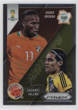 2014 Panini Prizm World Cup - Matchups #5 - Radamel Falcao vs Didier Drogba