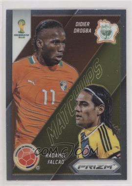 2014 Panini Prizm World Cup - Matchups #5 - Radamel Falcao vs Didier Drogba
