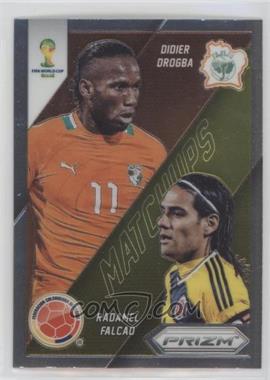 2014 Panini Prizm World Cup - Matchups #5 - Radamel Falcao vs Didier Drogba
