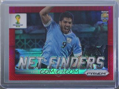 2014 Panini Prizm World Cup - Net Finders - Red Prizm #24 - Luis Suarez /149