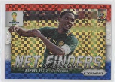 2014 Panini Prizm World Cup - Net Finders - Red White & Blue Power Plaid Prizm #6 - Samuel Eto'o