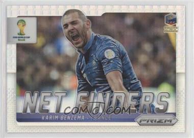 2014 Panini Prizm World Cup - Net Finders - Silver Prizm #10 - Karim Benzema [EX to NM]